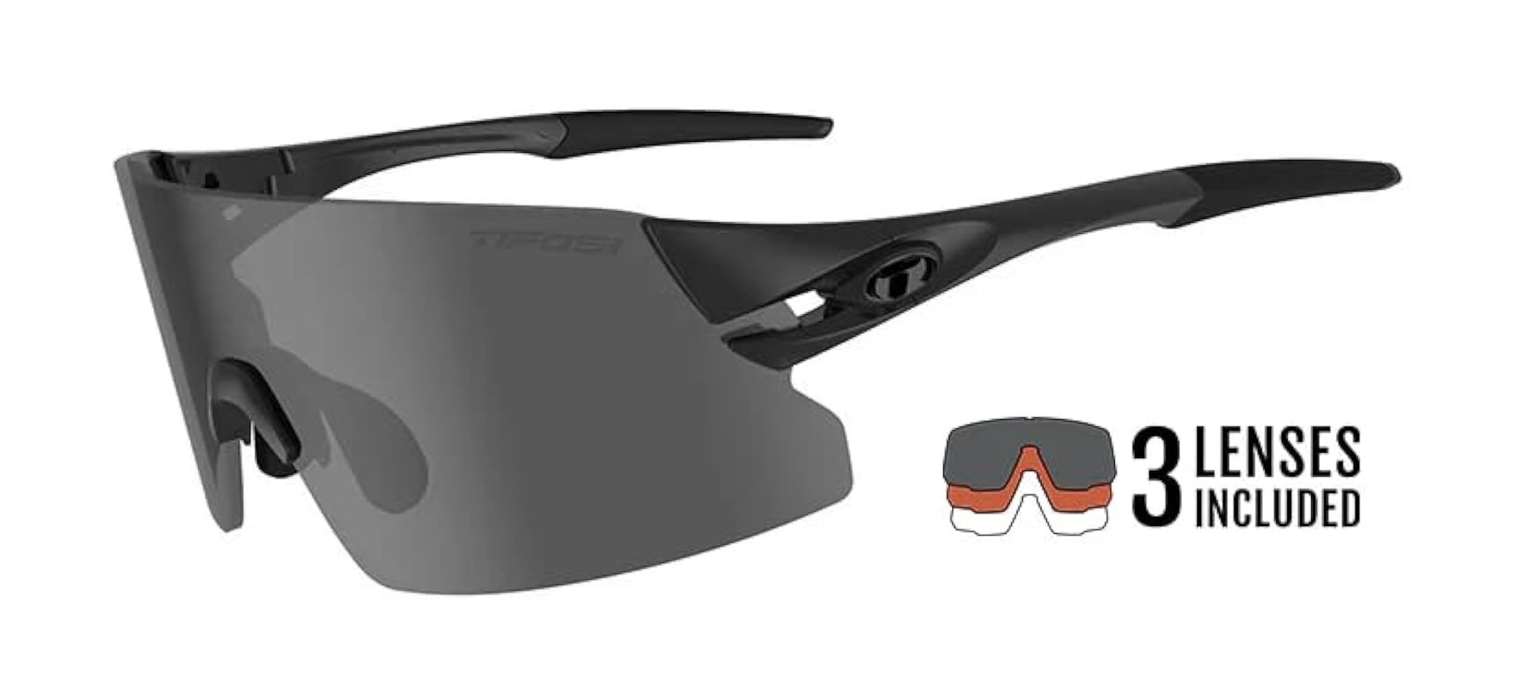 Tifosi Interchangeable Lens サングラス Amazon.com: Tifosi Rail Race Cycling Sunglasses Men & Women
